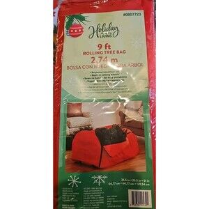 Simple Living Solutions 182109-S Rolling 9' Christmas Tree Storage Bag NEW SEALE